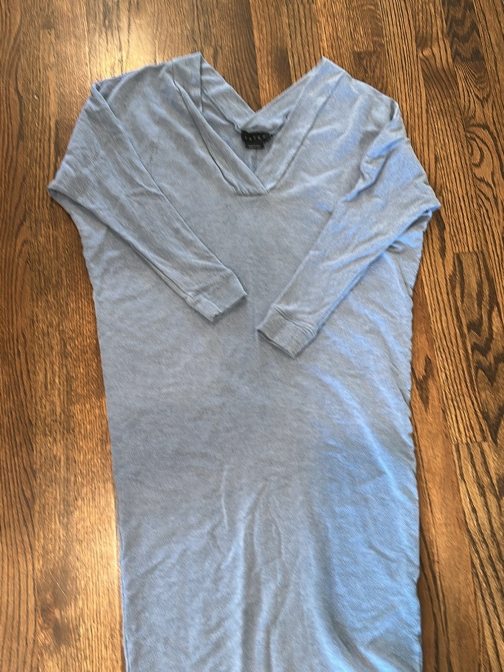 Hatch maternity Cozy V-Neck Lightweight Blue Women's dress